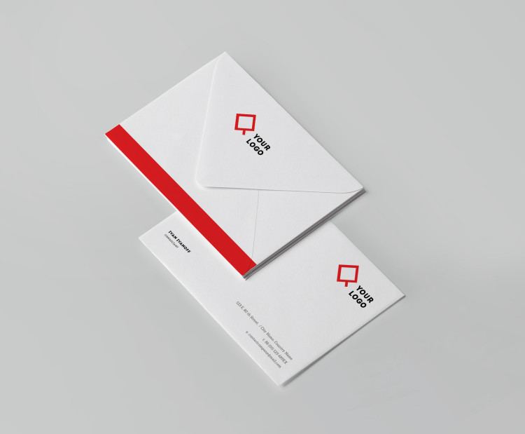 Download Envelope template psd - Biggest library of free psd ... PSD Mockup Templates
