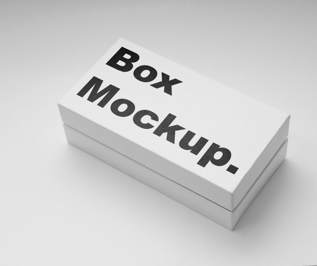 cardboard box mockup free