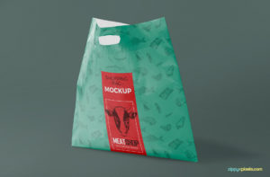 free plastic bag mockup psd
