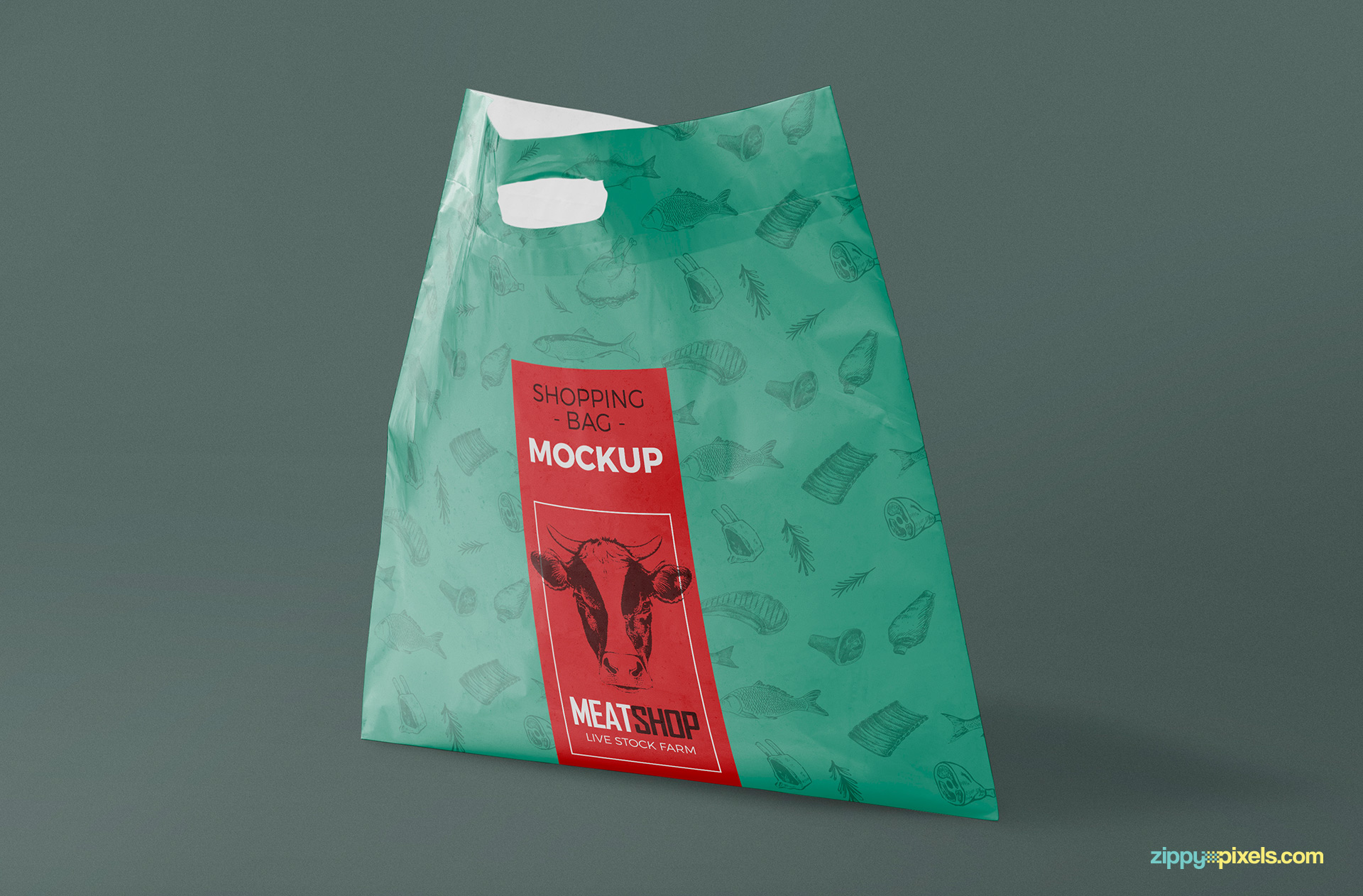 Free Plastic Bag Mockup