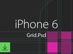 iPhone6 grid system template free