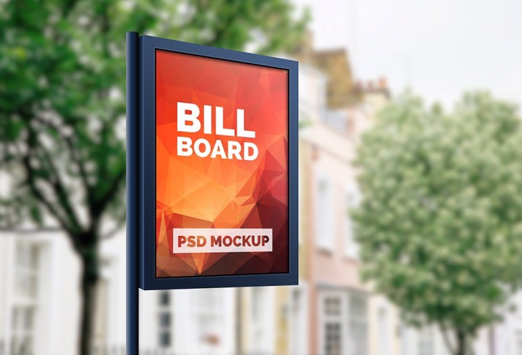 billboard mock up free psd