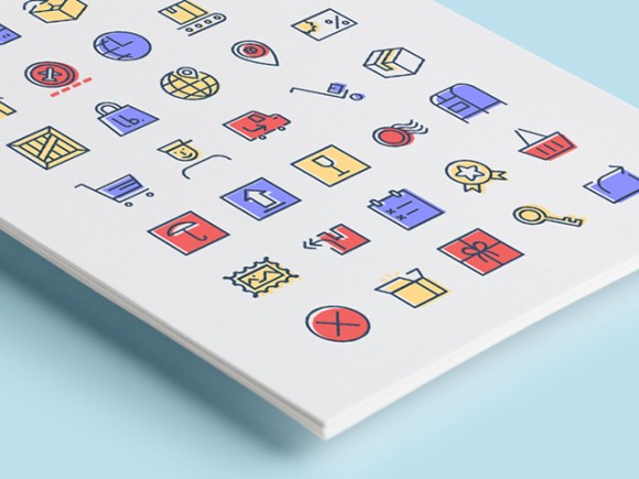 free icons set delivery