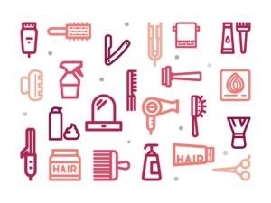 hair saln icons free all formats