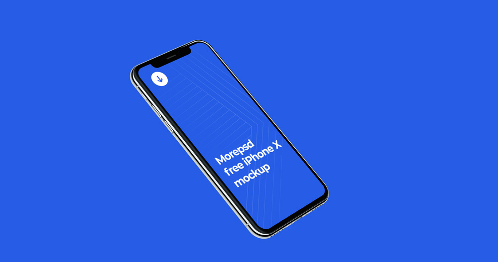 iphone X mockup free photoshop psd