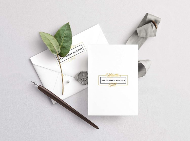 wedding invitation free mockup