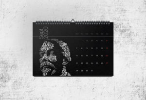 calendar template 2020 free mockup