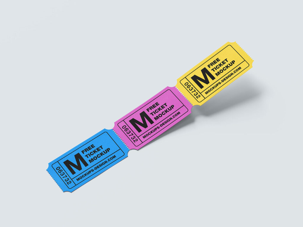 ticket mockup free